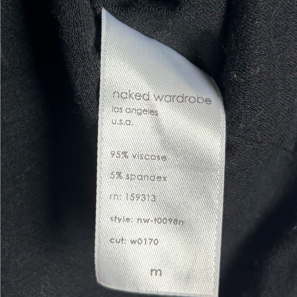 Naked Wardrobe Cami Size Medium Black Cropped - Picture 3 of 5